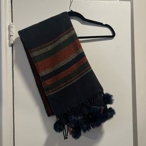 BP Navy, Orange, Green Scarf